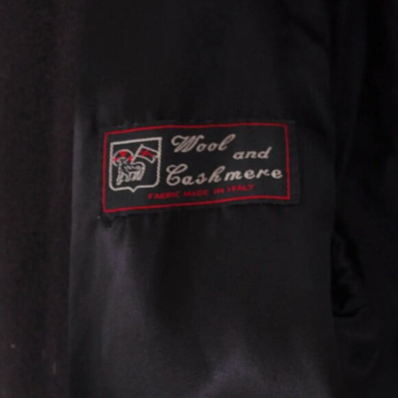 Mario Valente Italy Wool Cashmere Brown Men's Trench Coat Size: 36 - Picture 5 of 9